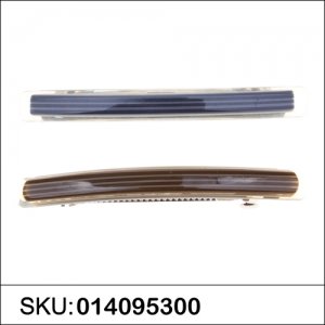 Stripe Long & Skinny Barrette  2-Pack