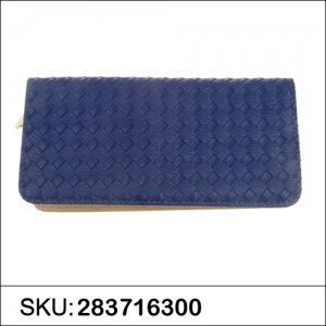 Woven Embossed Faux Leather Smarthpone Wallet