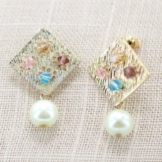 Fashion Crystal& Pearl Earring