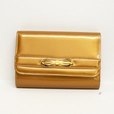 Glamorous Glossy Faux Patent-leahter Clutch