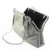Bow Top Glitter Metallic Clutch/Evening Bag