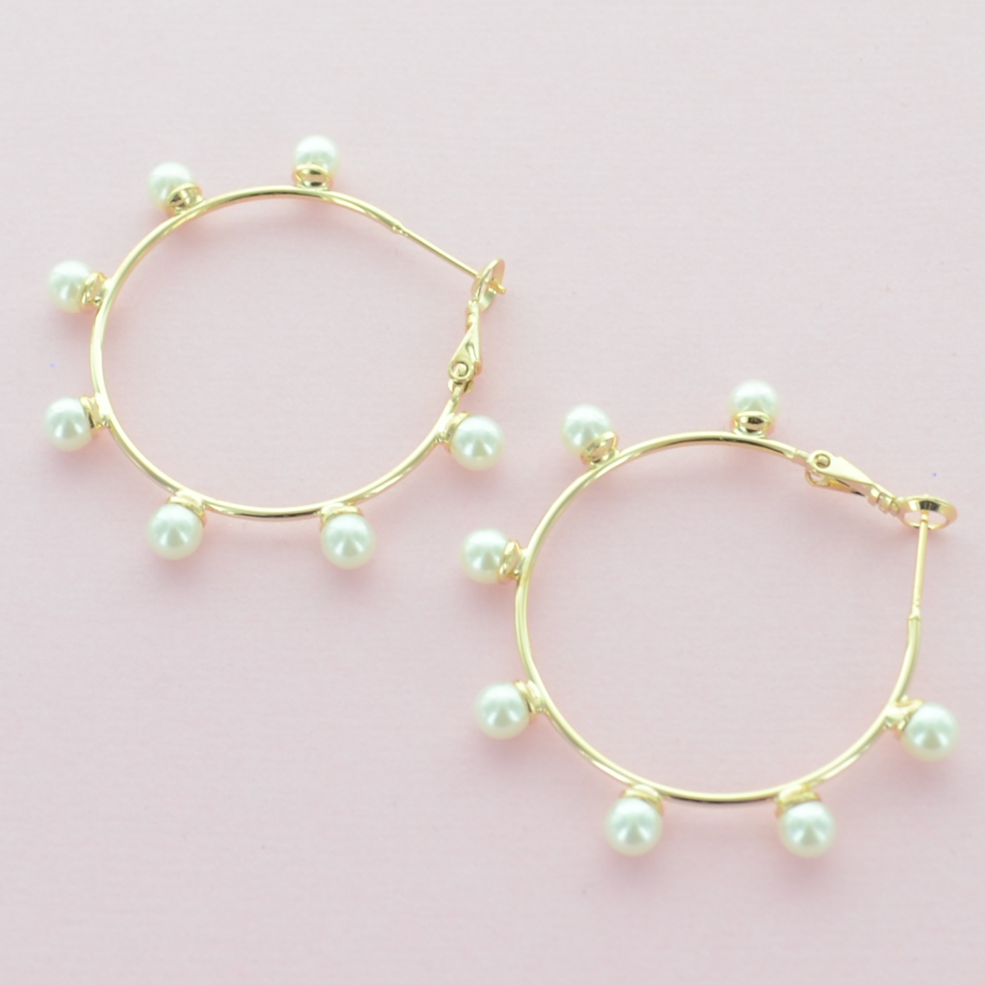 Faux Pearl Hoop Earrings 4205737 920 Faux Pearl Hoop Earrings