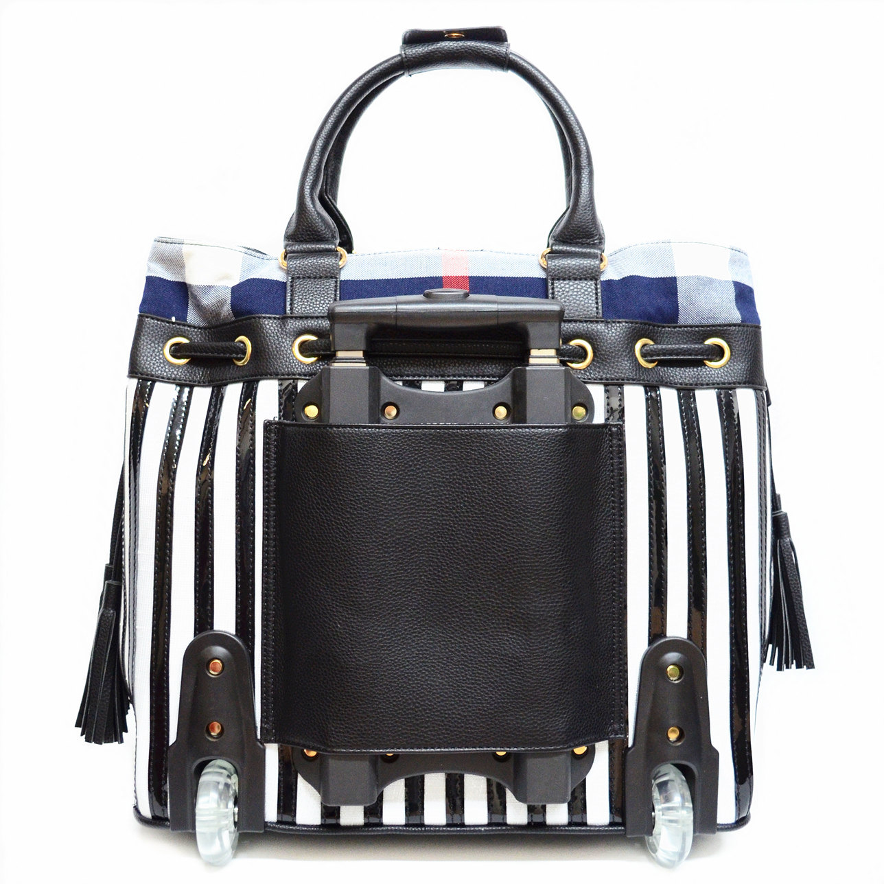 hand luggage with laptop compartment